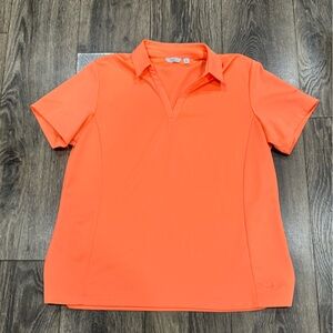 Lady Hagen Bright Orange Polo Shirt